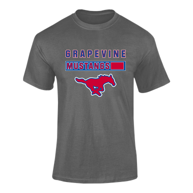 Grapevine Mustangs Mascot #7 Men's Premium SS T-Shirt