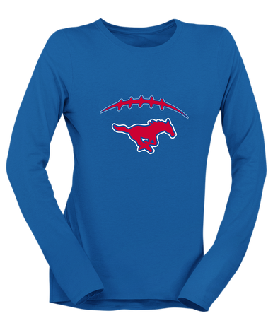 Grapevine Mustangs Football #2 Women's LS T-Shirt