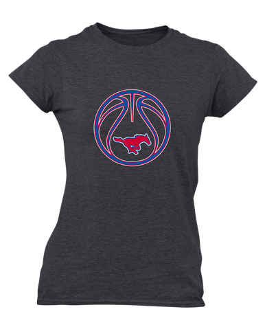 Grapevine Mustangs Basketball #2 Women's Premium SS T-Shirt