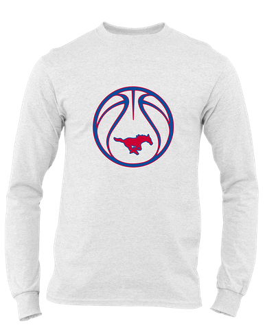 Grapevine Mustangs Basketball #2 Men's Premium LS T-Shirt