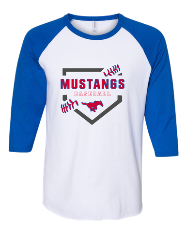 Grapevine Mustangs Baseball #2 Men's Baseball T-Shirt