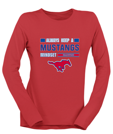 Grapevine Mustangs Mindset Women's LS T-Shirt