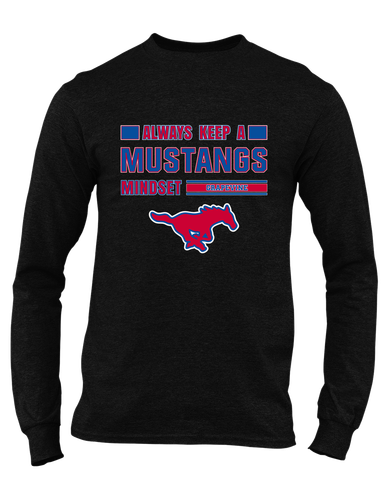 Grapevine Mustangs Mindset Men's LS T-Shirt