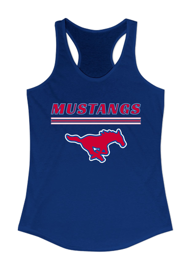 Grapevine Mustangs Mascot #8 Women's Tank Top