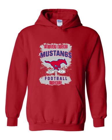 Grapevine Mustangs Football #6 Men's Hoodie