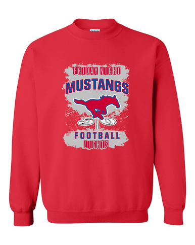 Grapevine Mustangs Football #6 Men's Sweatshirt