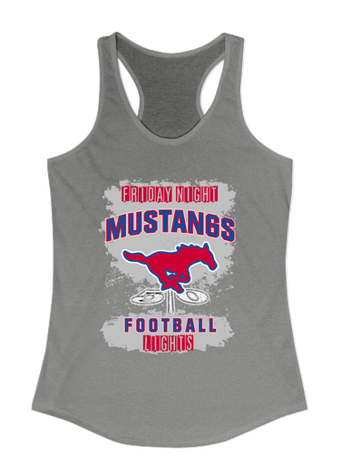 Grapevine Mustangs Football #6 Women's Tank Top