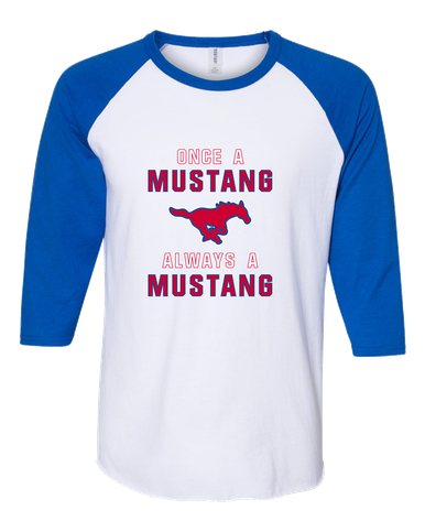 Grapevine Mustangs Once A Men's Baseball T-Shirt