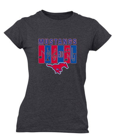 Grapevine Mustangs Band # 2 Women's SS T-Shirt