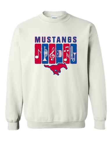 Grapevine Mustangs Band # 2 Men's Sweatshirt