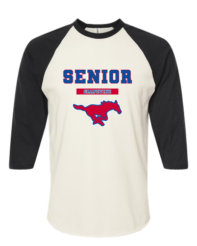 Grapevine Mustangs Senior #2 Women's Baseball T-Shirt