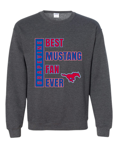 Grapevine Mustangs Best Mustang Fan Men's Sweatshirt