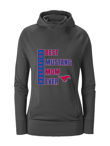 Grapevine Mustangs Best Mustang Mom Women's Hoodie