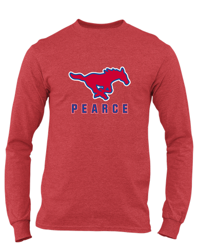 Pearce Mustangs Mascot #2 Men's Premium LS T-Shirt