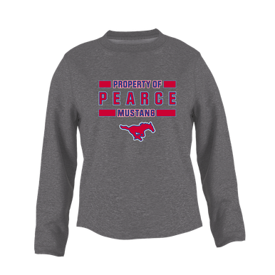 Pearce Mustangs Property Of Women's Sweatshirt