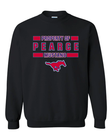 Pearce Mustangs Property Of Men's Sweatshirt