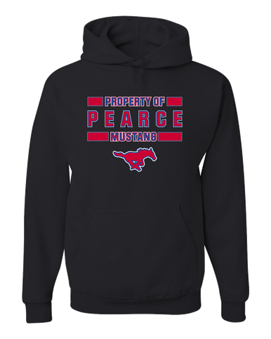 Pearce Mustangs Property Of Men's Premium Hoodie