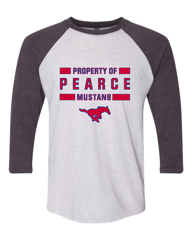 Pearce Mustangs Property Of Women's Baseball T-Shirt