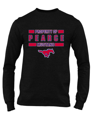 Pearce Mustangs Property Of Men's Premium LS T-Shirt
