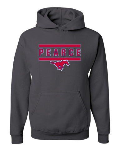 Pearce Mustangs Mascot #4 Men's Premium Hoodie