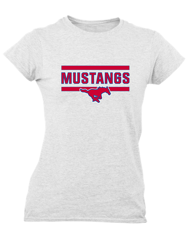 Pearce Mustangs Mascot #5 Women's SS T-Shirt