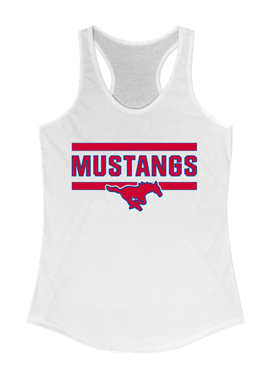 Pearce Mustangs Mascot #5 Women's Tank Top