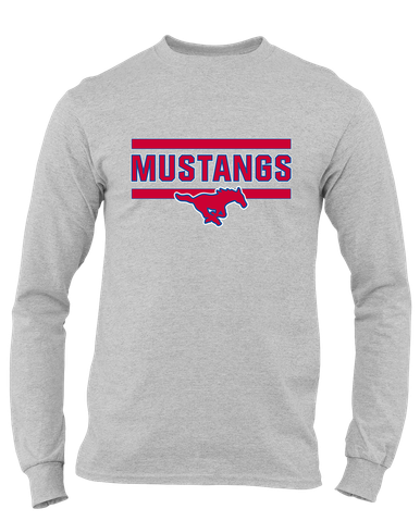 Pearce Mustangs Mascot #5 Men's Premium LS T-Shirt