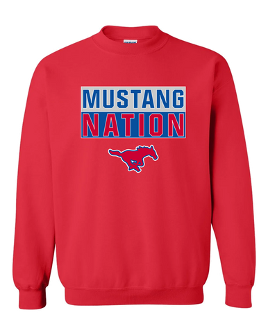 Pearce Mustangs Nation #1 Men's Sweatshirt