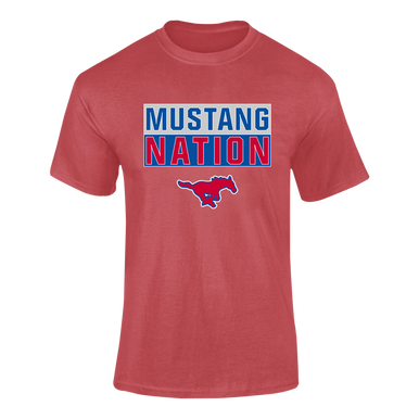 Pearce Mustangs Nation #1 Men's SS T-Shirt