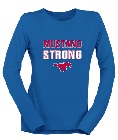Pearce Mustangs Strong #2 Women's Premium LS T-Shirt