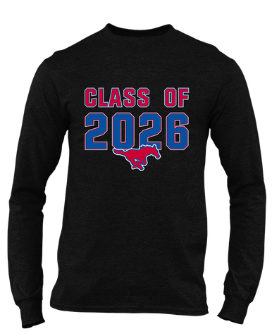 Pearce Mustangs Class of 2026 Men's LS T-Shirt