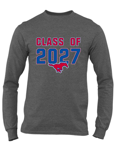 Pearce Mustangs Class of 2027 Men's Premium LS T-Shirt