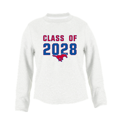 Pearce Mustangs Class of 2028 Women's Sweatshirt