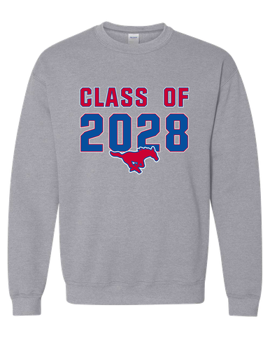 Pearce Mustangs Class of 2028 Men's Sweatshirt