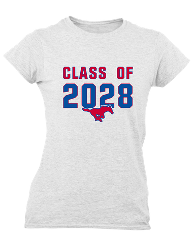 Pearce Mustangs Class of 2028 Women's Premium SS T-Shirt