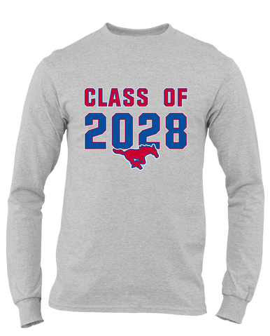 Pearce Mustangs Class of 2028 Men's Premium LS T-Shirt