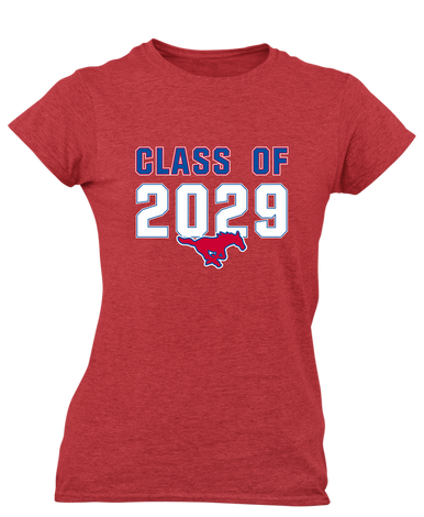 Pearce Mustangs Class of 2029 Women's Premium SS T-Shirt