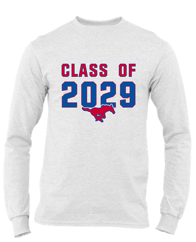 Pearce Mustangs Class of 2029 Men's LS T-Shirt