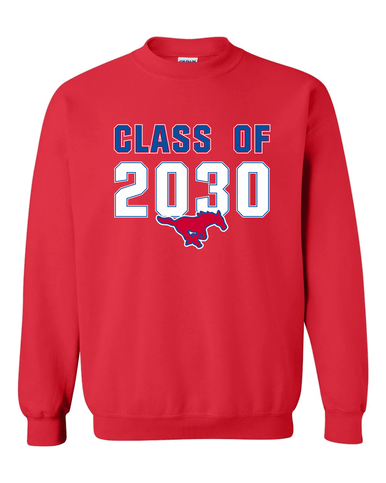 Pearce Mustangs Class of 2030 Men's Sweatshirt