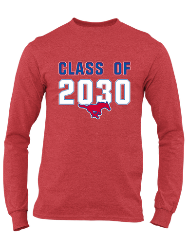 Pearce Mustangs Class of 2030 Men's LS T-Shirt