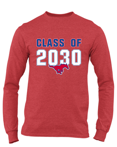 Pearce Mustangs Class of 2030 Men's Premium LS T-Shirt