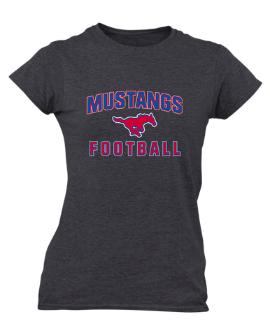 Pearce Mustangs Football #1 Women's SS T-Shirt
