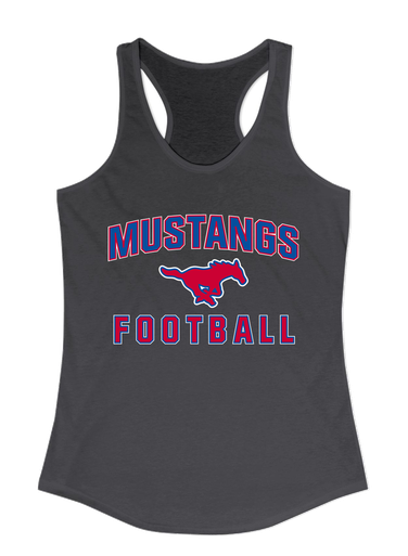 Pearce Mustangs Football #1 Women's Tank Top