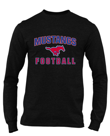 Pearce Mustangs Football #1 Men's Premium LS T-Shirt