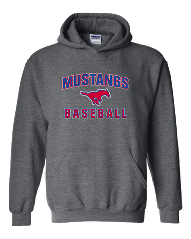 Pearce Mustangs Baseball #1 Men's Hoodie