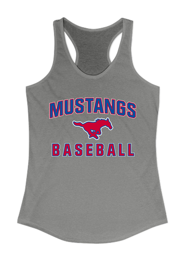 Pearce Mustangs Baseball #1 Women's Tank Top