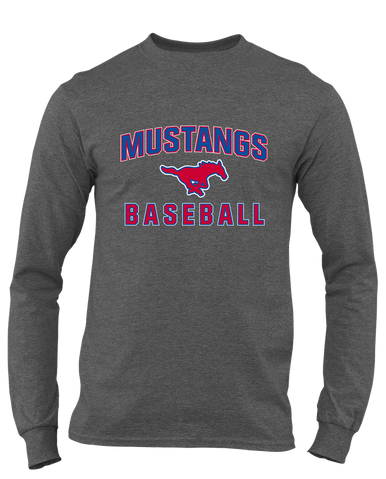 Pearce Mustangs Baseball #1 Men's Premium LS T-Shirt