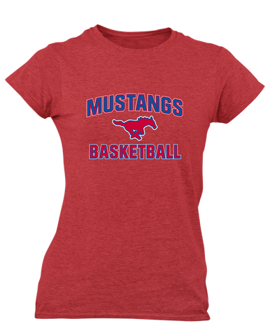 Pearce Mustangs Basketball #1 Women's Premium SS T-Shirt