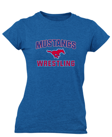 Pearce Mustangs Wrestling Women's SS T-Shirt