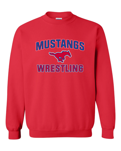 Pearce Mustangs Wrestling Men's Sweatshirt